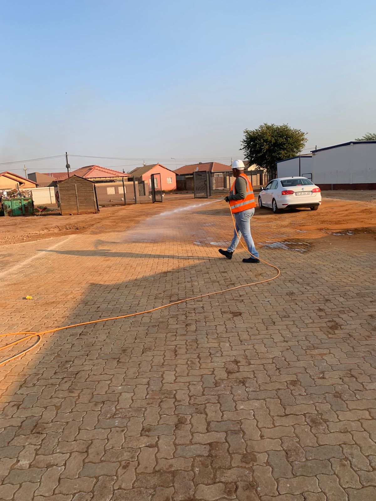 Building sanitizing process